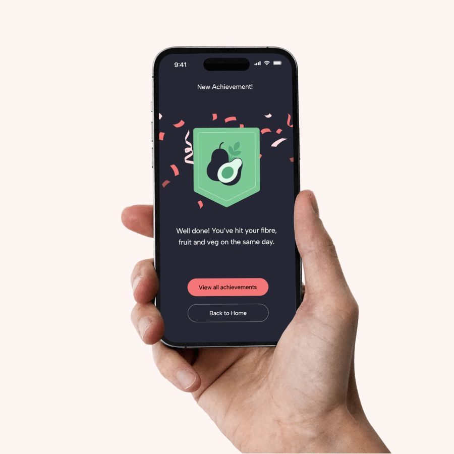 Hand holding Wist app